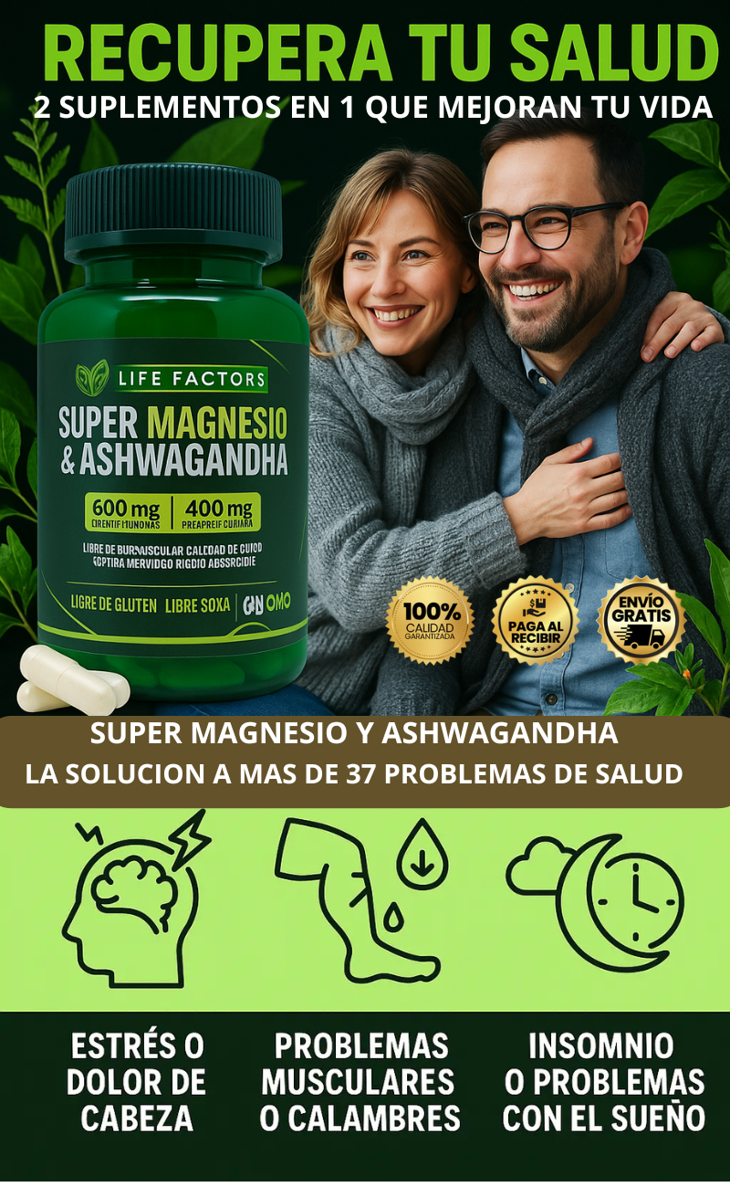 MAGNESIO Y ASHWAGANDHA