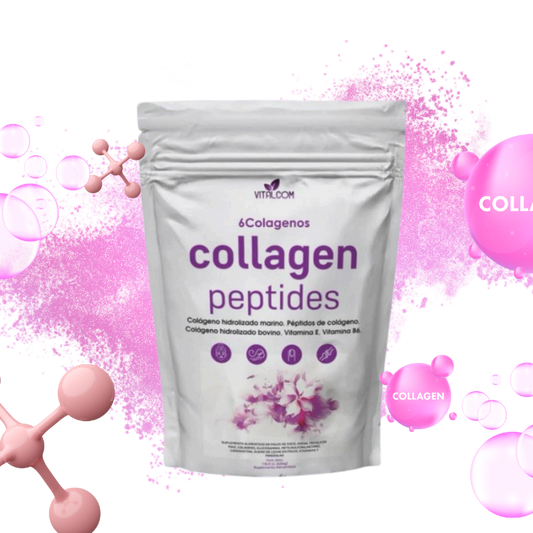 Polvo de péptidos de colágeno múltiple